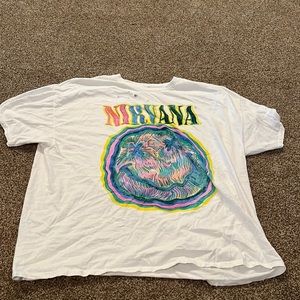 Urban outfitters nirvana graphic tee